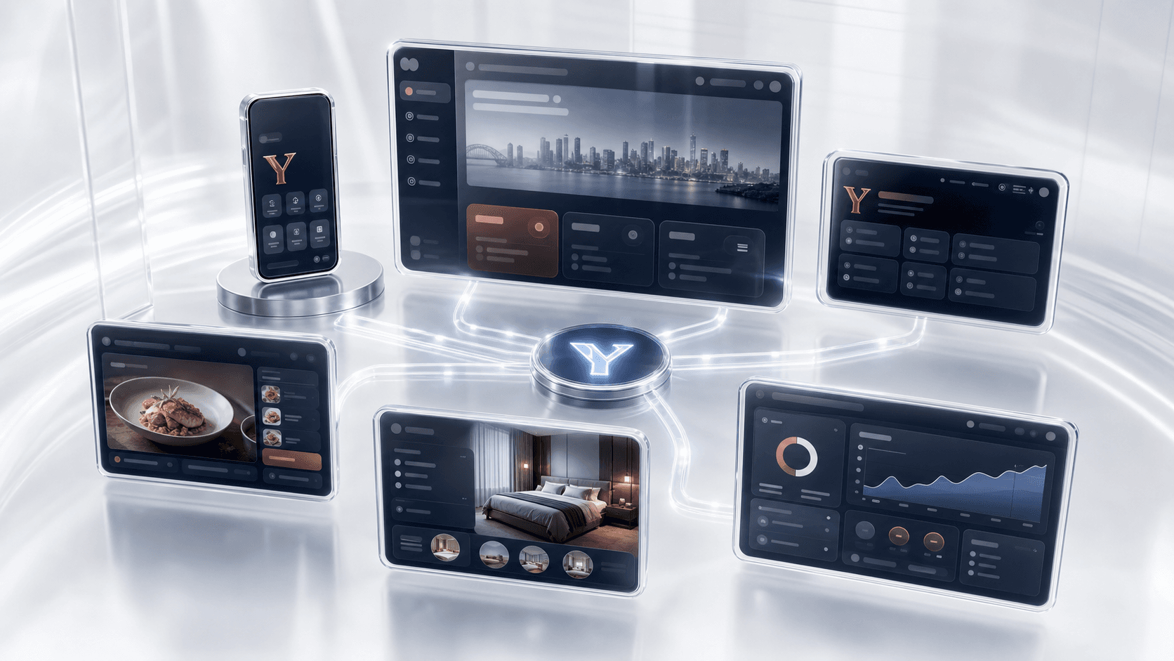 Yapify ecosystem across phone, desktop and operational surfaces